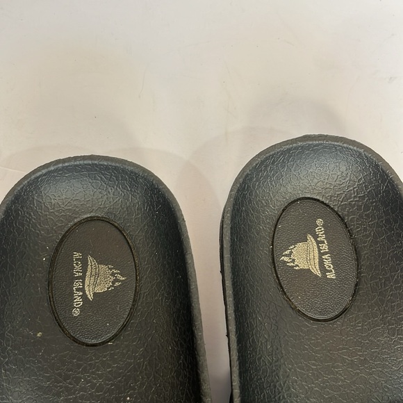 Aloha Island Leopard Print Sandals Buckles size 9M USED excellent condition - Picture 4 of 8